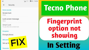 Tecno Phone Fingerprint option Not Showing in Settings | Problem Solved 100%