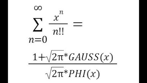 FACTDOUBLE GAUSS PHI Taylor Maclaurin SERIESSUM LINEST Polynomial Regression Google Sheets or Excel