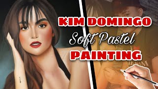 KIM DOMINGO PASTEL PORTRAIT DRAWING | PAINTING | Gary Bonguit