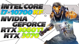 Тест GeForce RTX 3070 VS 3060 Ti + Intel Core i7-10700KF в 10 топ играх! 1080p