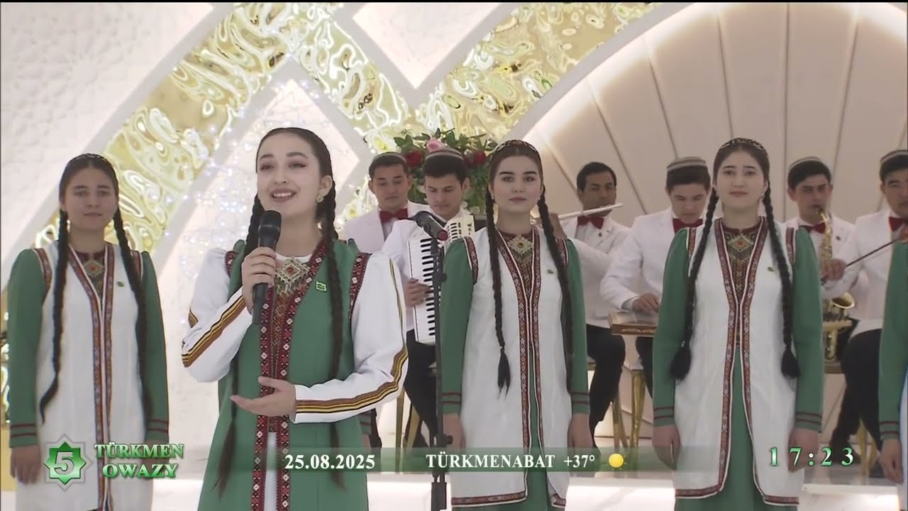 Ýörite sungat mekdebiniň döredijilik we gyzlar hor topary - Ene ýüregi (2025.08.25 - Turkmen owazy)