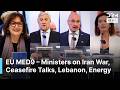 Ministers of Italy, Croatia, Slovenia and EU Comr. Speak on Iran War, Lebanon, Ceasefire Talks |AC1N
