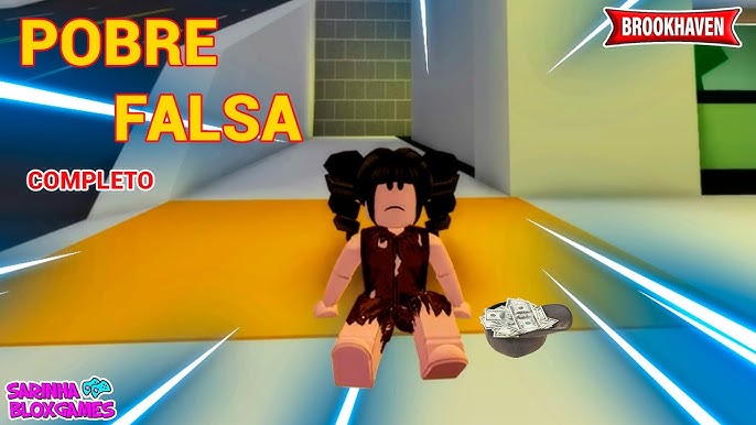 A MENINA MALTRATADA PELO PAI FOI ADOTADA POR UMA PRINCESA NO BROOKHAVEN :  Historinha Roblox 