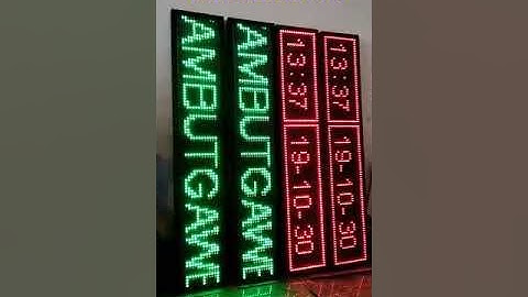 Running teks Bus Full Colour