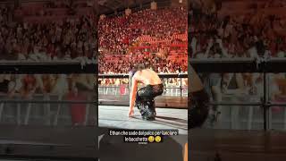 Ethan Fell Off The Stage When Throwing Sticks At The End Of The Show