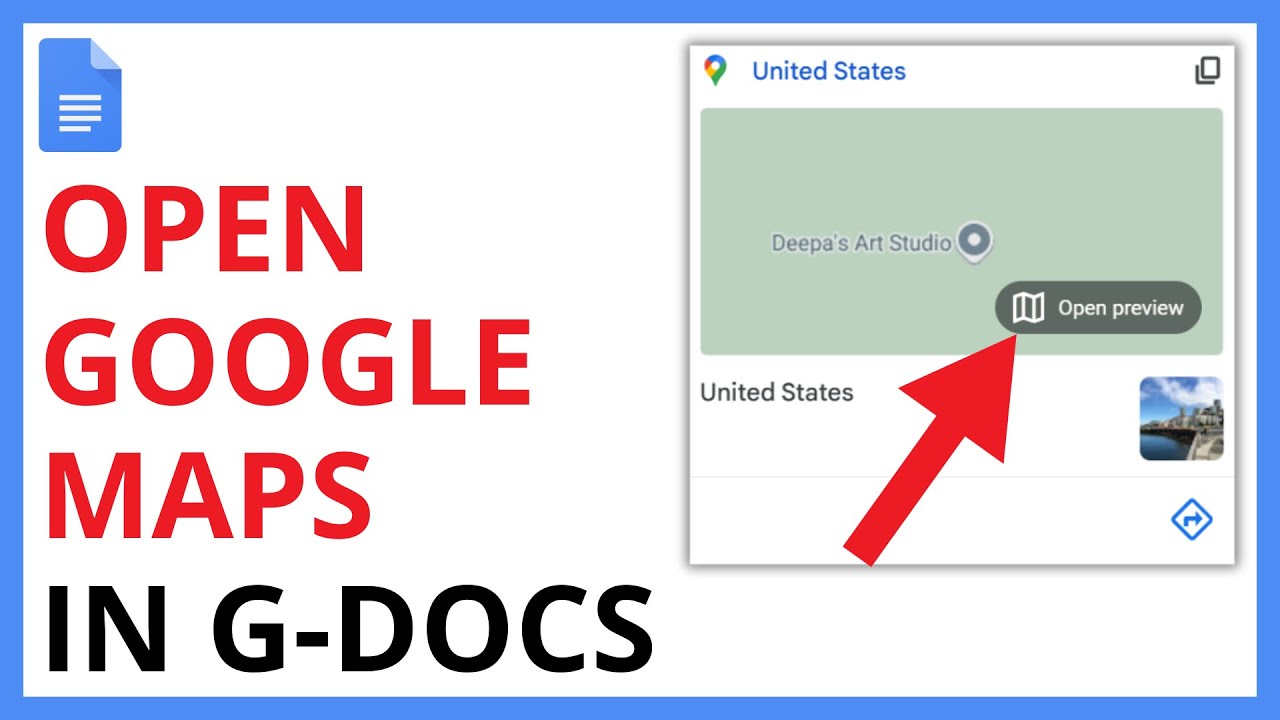How to Open Google Maps in Google Docs [SIMPLE GUIDE] - YouTube