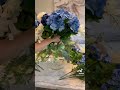 Large floral arrangement centerpiece blue and white