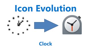 Russia Man's Windows Icon Evolution Series - Clock - Episode 22