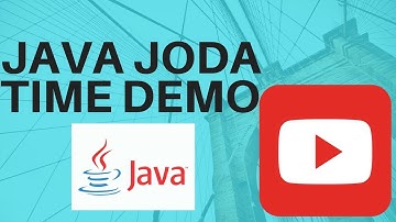 JAVA JODA TIME EXAMPLE DEMO