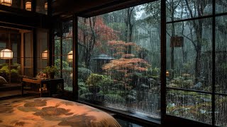 【1M VIEWS】  ☔Open the window and Lie down in bed  Let the sound of rain wash away your stress