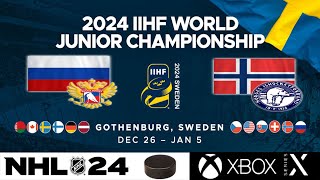 WJC 2024 - #31 - Group B - Russia vs Norway