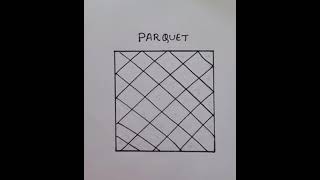 Parquet | Zentangle pattern | Zen-doodle Mandala Relaxing art #viralshorts #shortsfeed #shortsvideo