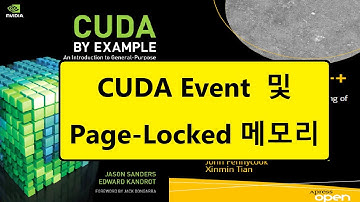 094 - CUDA + OpenGL 자습서 19 - CUDA Event 및 Page-Locked Host Memory, cudaHostAlloc