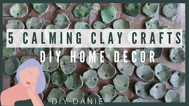 5 Calming Home Decor Crafts with Clay! | DIY Danie