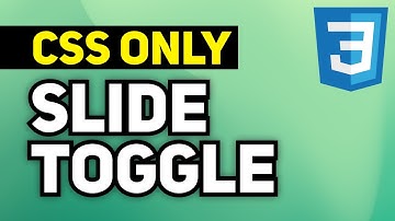 CSS Only Toggle Divs | Pure CSS Toggle Show Hide | Smooth Slide Toggle Using Only CSS