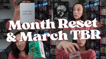 March TBR and Month Reset | FOUR 5⭐Books & 1 DNF | Notion Update