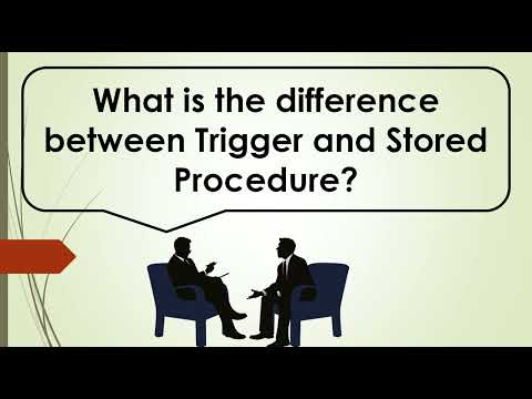 Video: Qual è la differenza tra trigger e procedura?