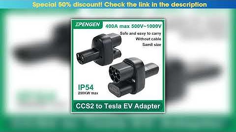 Limited IPENGEN CCS2 To Tesla EV Charger Adapter 250A CCS2 Combo for Tesla Convertor for Car Charge