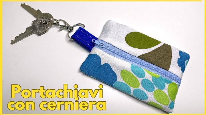 KEYCHAIN ​​WITH ZIPPER - Beginners Sewing