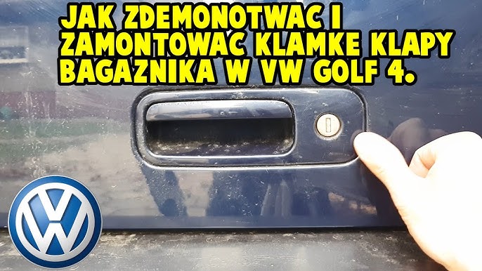 VW Golf 4 Heckklappen Stellmotor wechseln, Change VW golf 4 tailgate  servomotor, VitjaWolf
