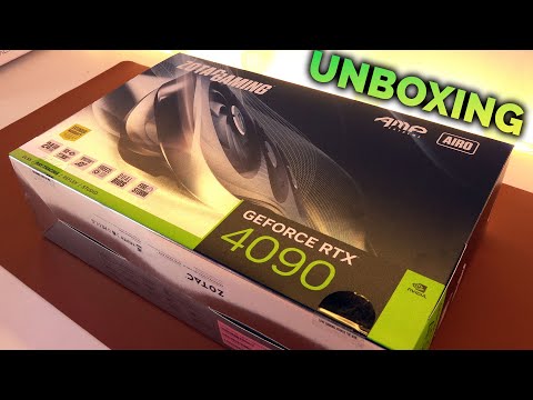 NVIDIA RTX 4090 GAMING GRAPHICS CARD UNBOXING