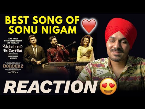 Mohabbat Ho Gayi Hai Song Reaction | Live at INS Vikrant | BORDER 2 | Sonu Nigam, Palak M, Mithoon