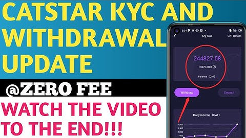 AIRDROP: Catstar KYC and Withdrawal update(Follow the video guide for withdrawal of the token).
