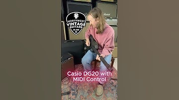 Casio DG20 with MIDI Control