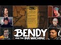 Gamers Reactions to the Voice Of Shawn Flynn (jacksepticeye voice) | Bendy and The Ink Machine Ch 3