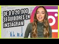 Cómo aumentar +20.000 SEGUIDORES en INSTAGRAM en 2020