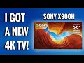 I GOT A NEW 4K TV!! | SONY X900H 4K TV REVIEW