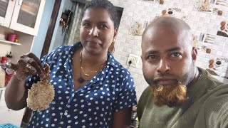 Mario Monica Todays Video Big Prawns For Lunch