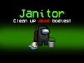 Among Us With NEW JANITOR ROLE.. (mods)