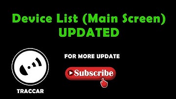 Traccar Main Screen Device List Updated | Traccar Modification