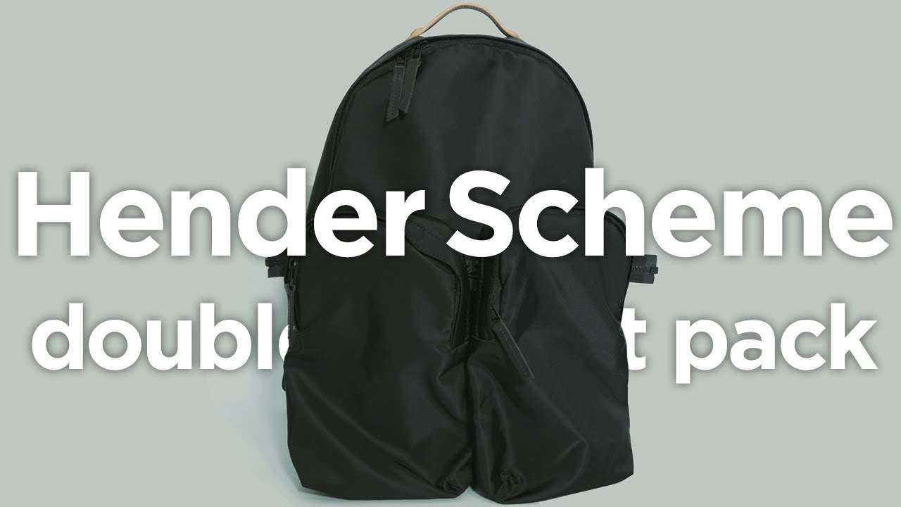 Hender Scheme（エンダースキーマ） 23WS double pocket pack｜g2