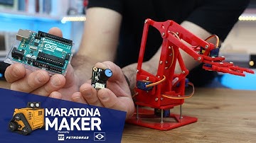 Usando Servo Motores para a Articulação do Robô #MaratonaMaker