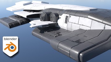 Live Blender STREAM - How to Scifi Spaceship in Tutorial