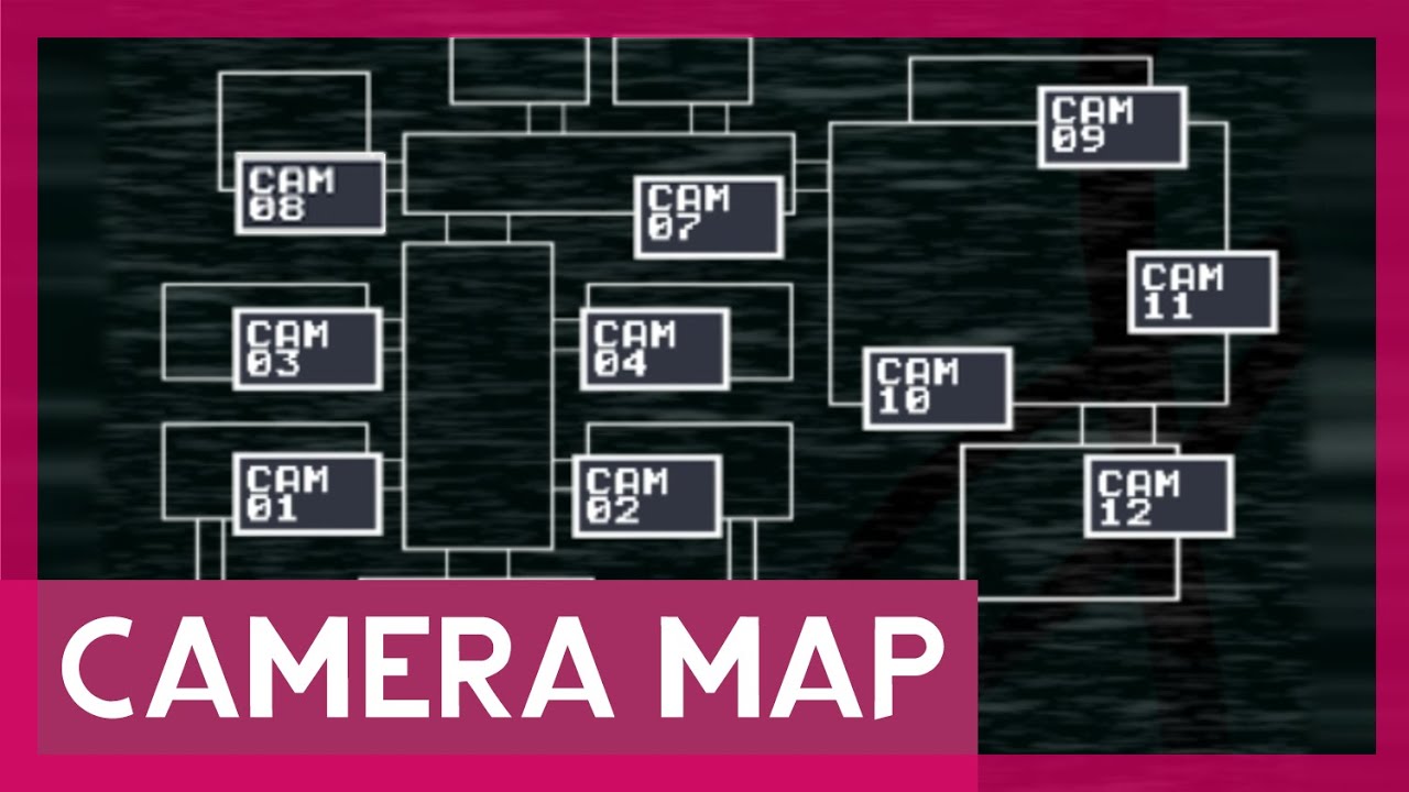 FNAF 1 – Camera Monitors & Map – Original Game Files 