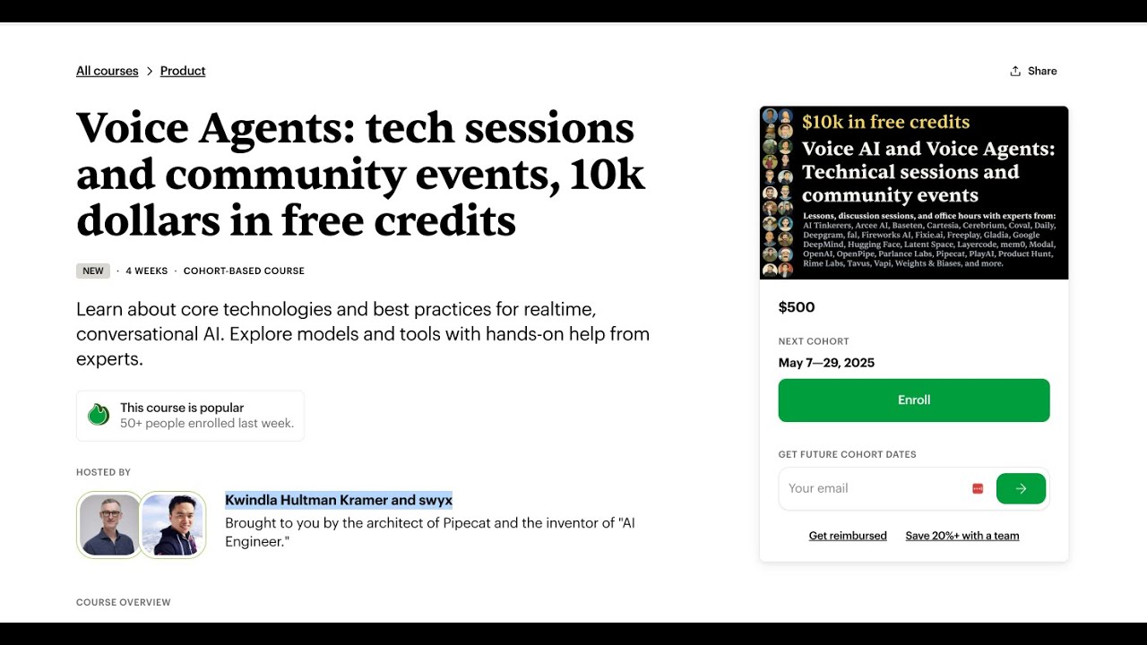 Voice AI Masterclass — Kwindla Hultman Kramer and swyx
