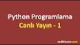 Python ile Web Uygulamaları Geliştirme ile ilgili video