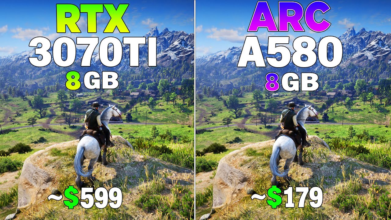 RTX 3070 Tİ vs ARC A580 - Test in 8 Games - YouTube