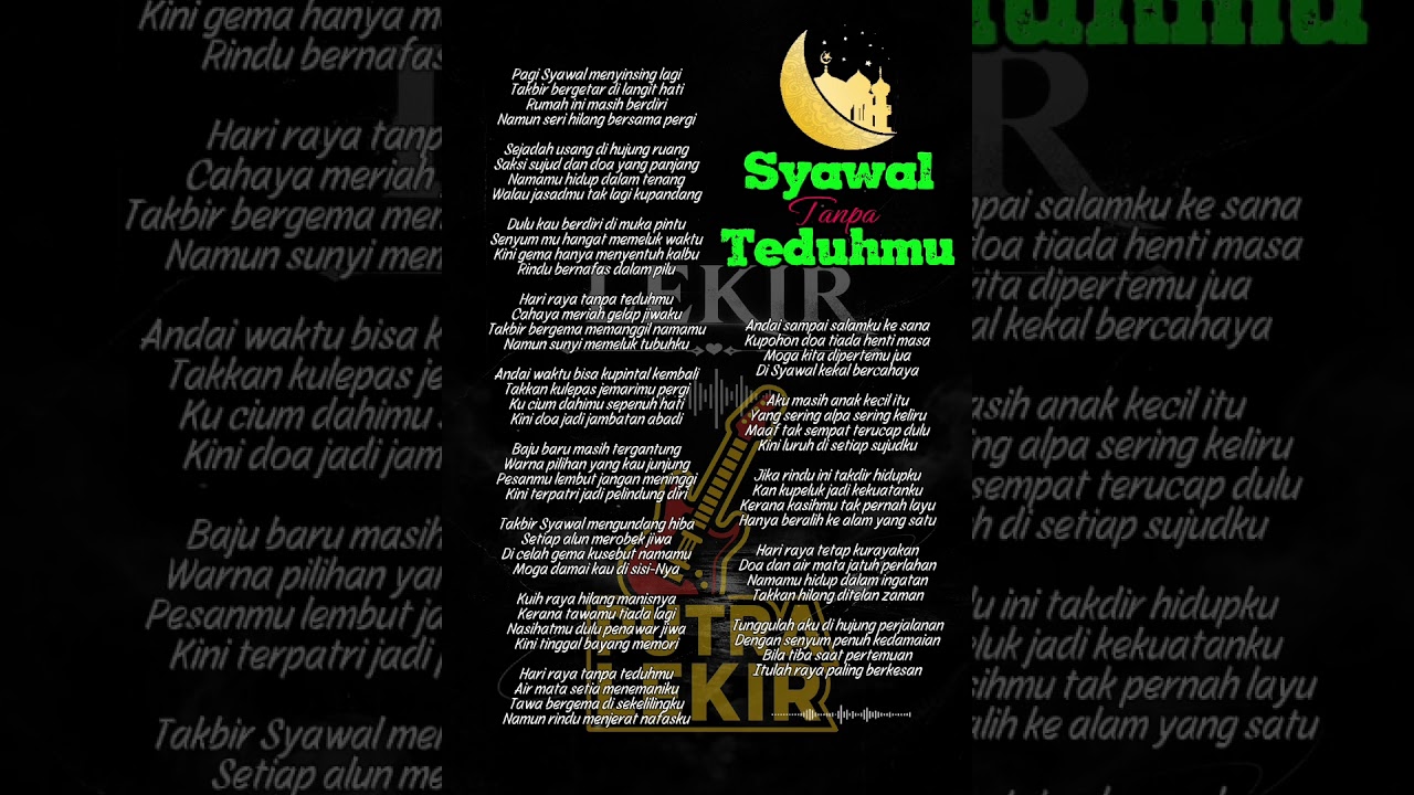 Syawal Tanpa Teduhmu 