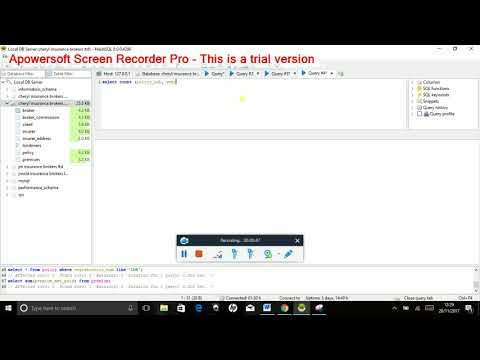 Query Group by and Having clauses