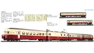 Lima SBB/CFF/FFS RAe TEE II "Gottardo" Electric Multi Unit Train 6-Car Full Consist