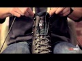 How to lace walking boots to prevent heel lift...