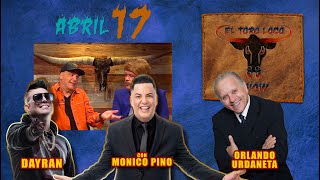 Orlando Urdaneta Mónico Pino Y Dayrán Perdomo En El Toro Loco Show Abril 17 2024