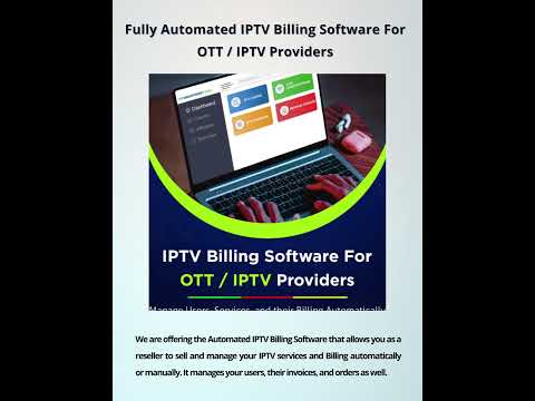 IPTV Billing Software For OTT IPTV Providers