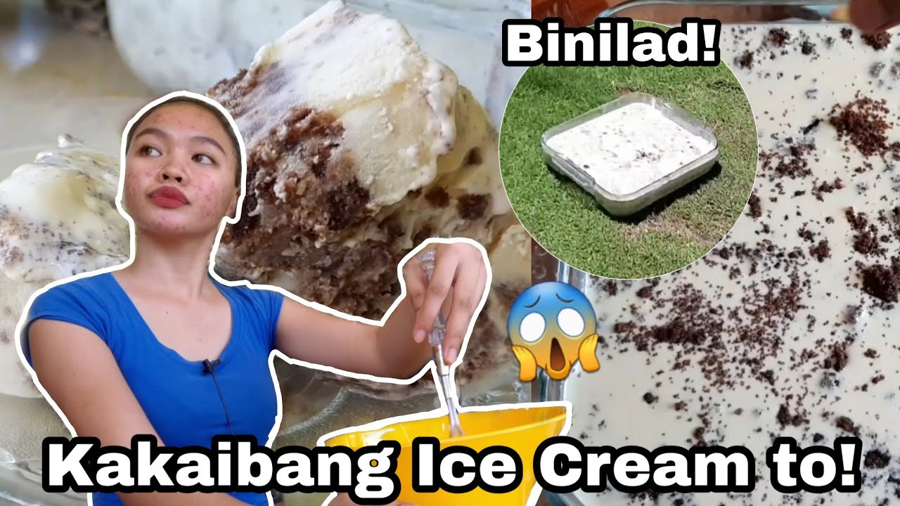 Gumawa Ako Ng Ice Cream Cake With A Twist Youtube