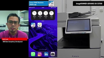 Contactless Operation with Canon PRINT Business