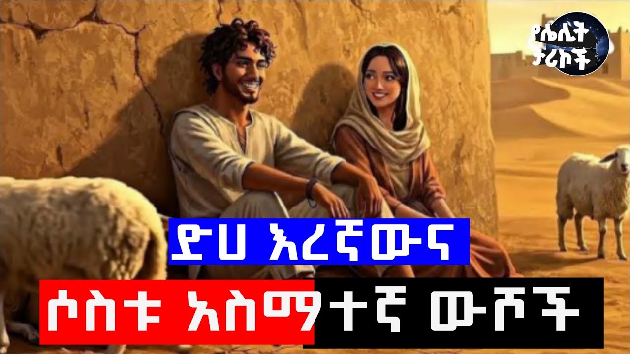 ድሀ እረኛዉና ሶስቱ አስማተኛ ዉሾች ለንግስና አበቁት |የሌሊት ታሪኮች Night stories 😴